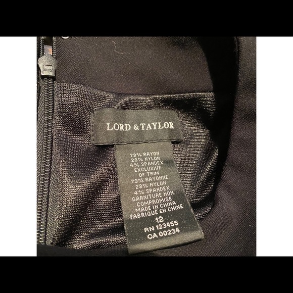Lord & Taylor Black Dress - Picture 4 of 5
